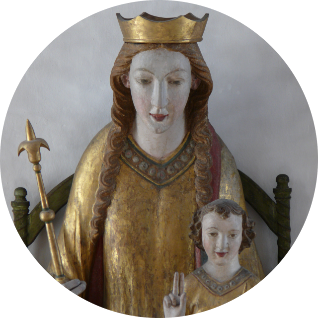 Statue, Mary, Seat of Wisdom, Convent Thalbach