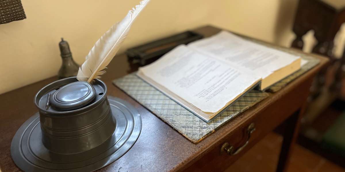 Newman's writings utensils at The College, Littlemore