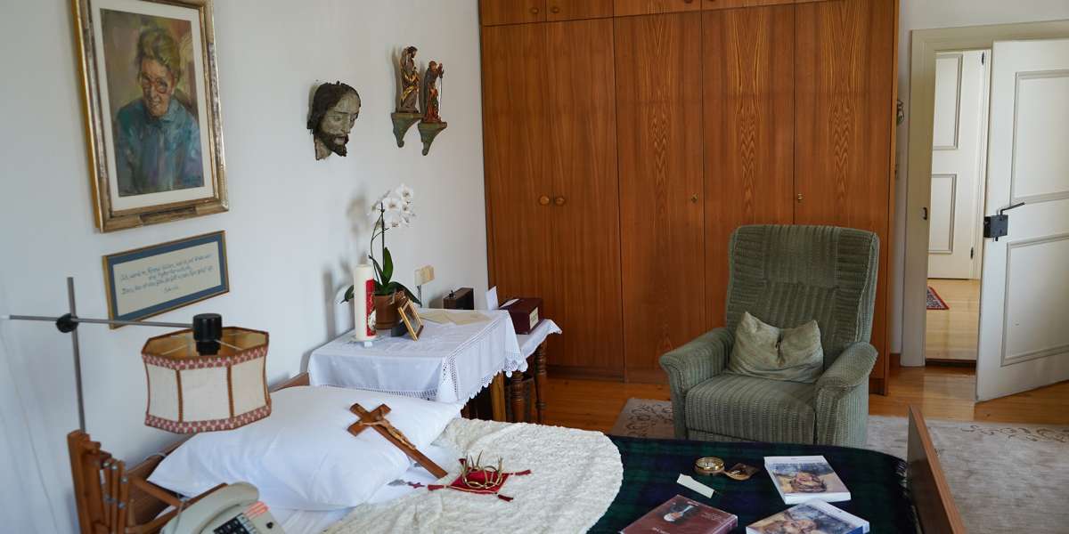 The room in the Thalbach convent where Mother Julia Verhaeghe passed away.